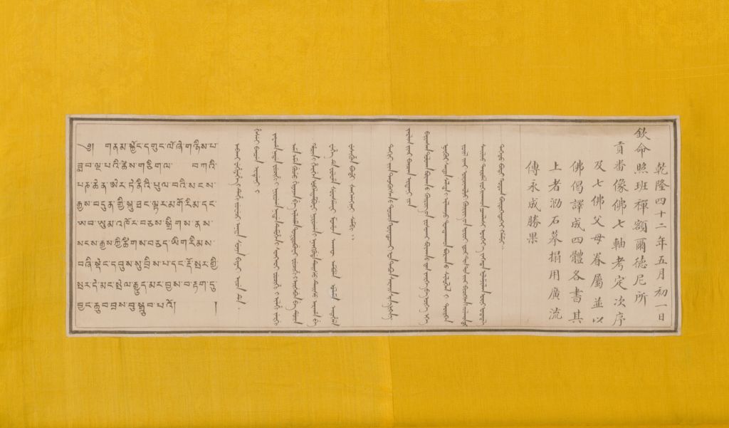 图片[2]-Seven Buddhas – Visha Buddha Thangka-China Archive